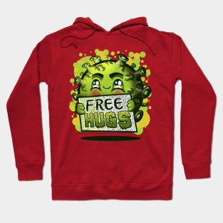 corona free hugs cute and funny Hoodie